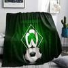 1PC SV Werder Bremen Patterned Flannel Blanket Suitable For All Seasons for Home Decor Warmth and Comfort Gifts Holiday Present