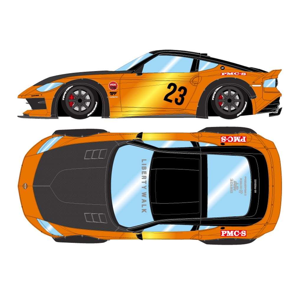 

EIDOLON lb nation Fairlady Z Watanabe Candy Finished LB023A Make-up 1/43 (РЗ34) (Колеса RS с 8 спицами) Золото, Продукт,