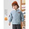 Right European Style Boys' Bear Pilot Waterproof Thickened Baseball Cotton Jacket Winter New Warm Children's Clothing