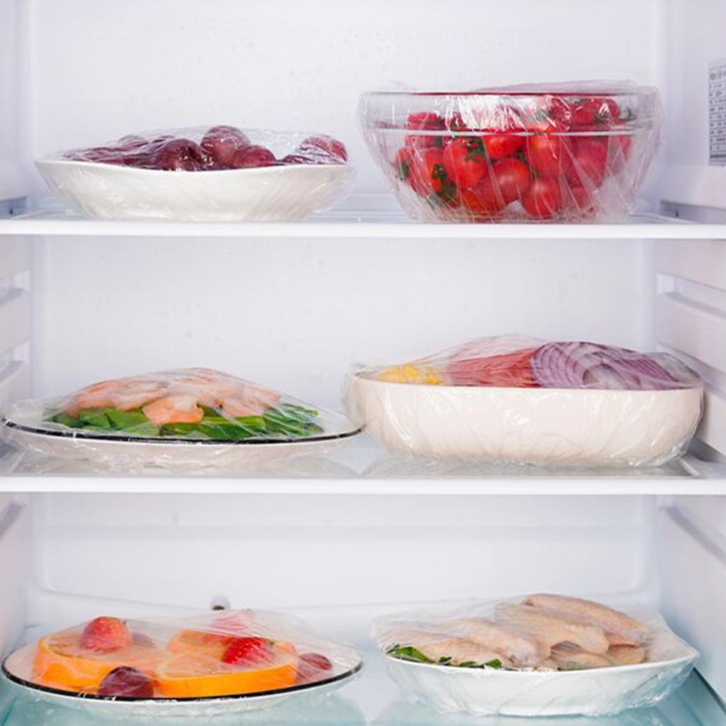 Disposable Food Storage Covers Stretch Anti-Odor Food Fresh-Keeping Film 100pcs Food Protective Kitchen Tools