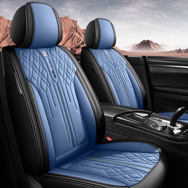 Universal Full Coverage Car Seat Cover - Breathable, Wear-Resistant, Perforated, High-End Cushion for All Seasons