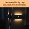 Motion Sensor LED Night Light USB Rechargeable Wireless Magnetic Cabinet Lamp Up and Down Luminous For Bedroom Closet Stair