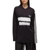 Y-3 graphic-logo long-sleeves polo shirt JN4876