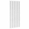 Insect Protection Curtain Chenille Light Grey and White 100 X 220 Cm
