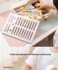 Children's Interactive Wooden BBQ Grill Role-Playing Toy with Building Blocks for Hand-Eye Coordination