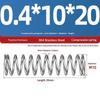 Spring Steel Pressure Return Spring Assortment 0.3/0.4mm Wire Dia 5-20mm Length for Hobbyist Craft Making Projects
