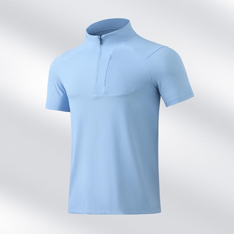 Waffle Quick-drying T-shirt Men's Sports Running Women's Short-sleeved Couple's Cold Silk Quick-drying Clothes High-quality Sportswear