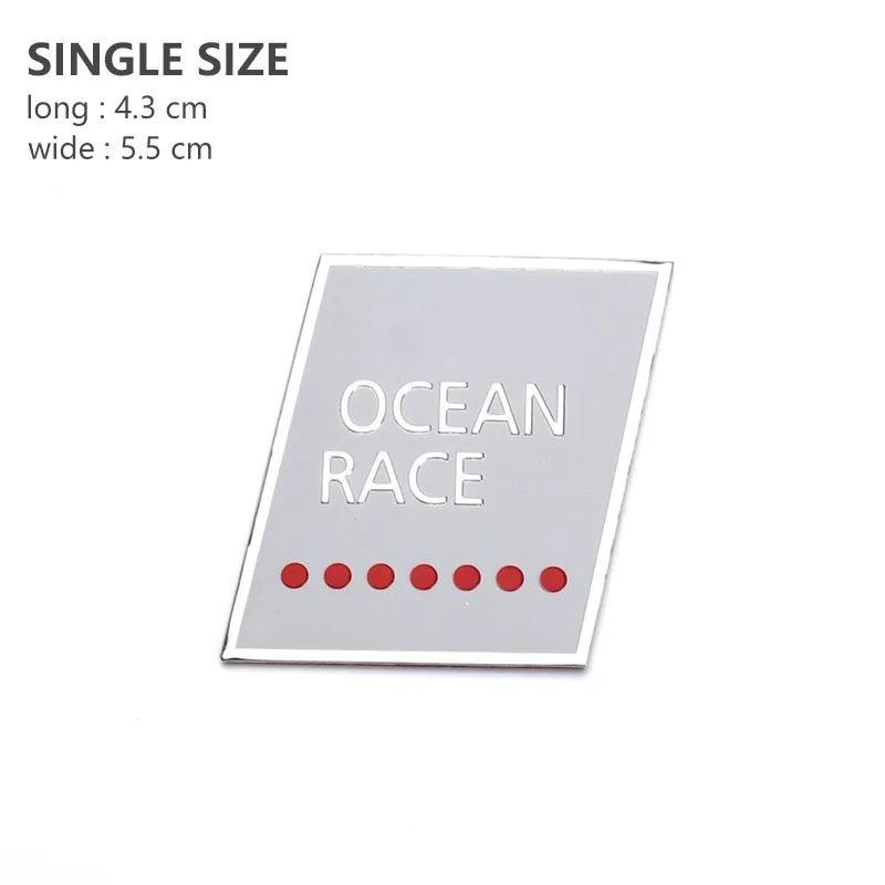 1Pc 3D Aluminium Thin Car Side Fender Rear Trunk Emblem Badge Sticker for XC60 XC90 XC40 V40 V60 V90 S60 S90