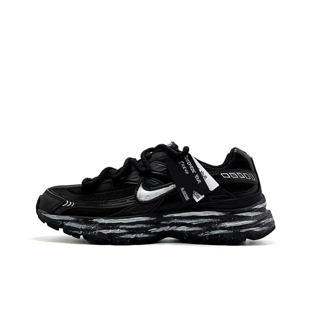 Nike Initiator Cushioning Breathable Low top Running Shoes Unisex Black 394055-100(Team1361- )