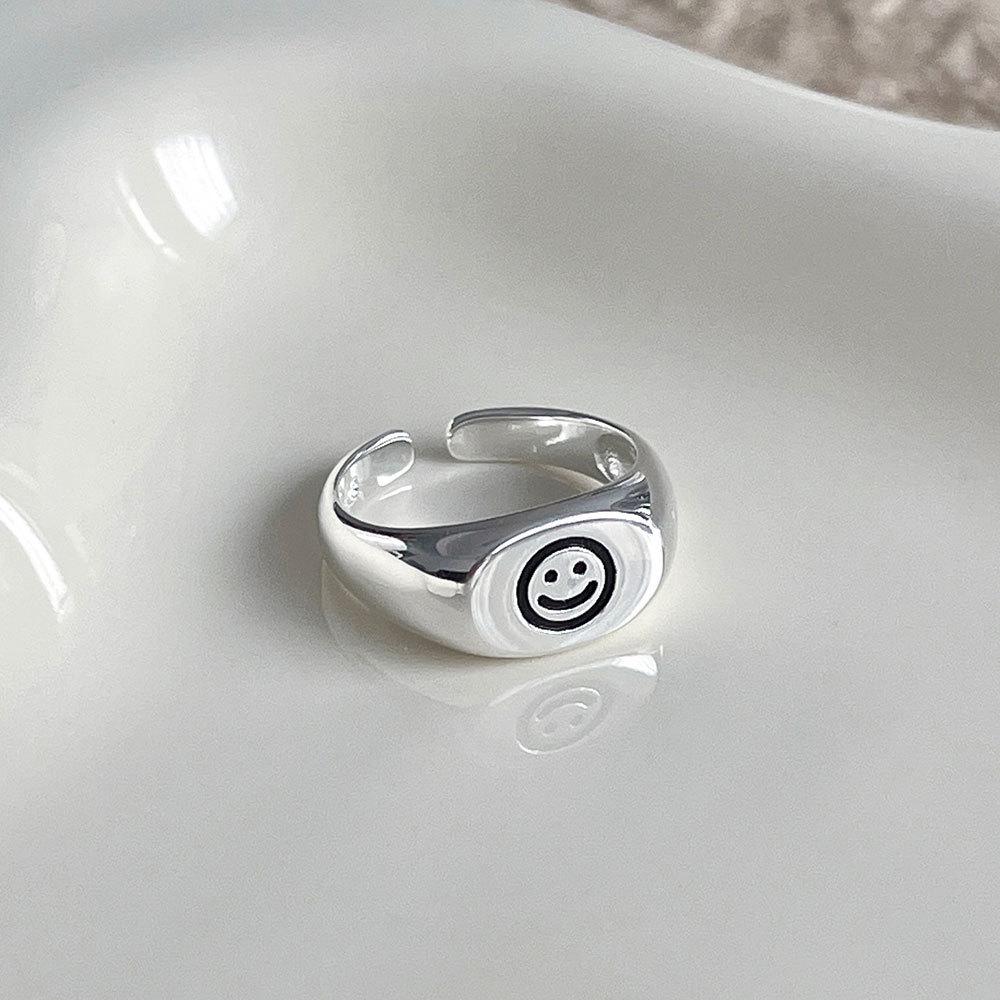 Women s Retro Fashionable Adjustable Open Finger Ring with Unique Design Open Adjustable