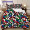 Mario Bros Print Soft Comfortable Duvet Cover, Children's Bedding Set Gift, Extra Large Size, Various Sizes Available LXR99
