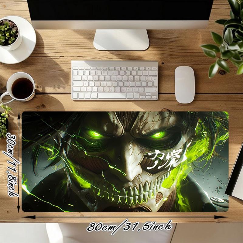 Evil Force Xl Gaming Mouse Pad Nonslip Rubber Base Stitched Edge Waterproof Desk Mat For Pc Laptop Gamer Office Computer Accessories C929144