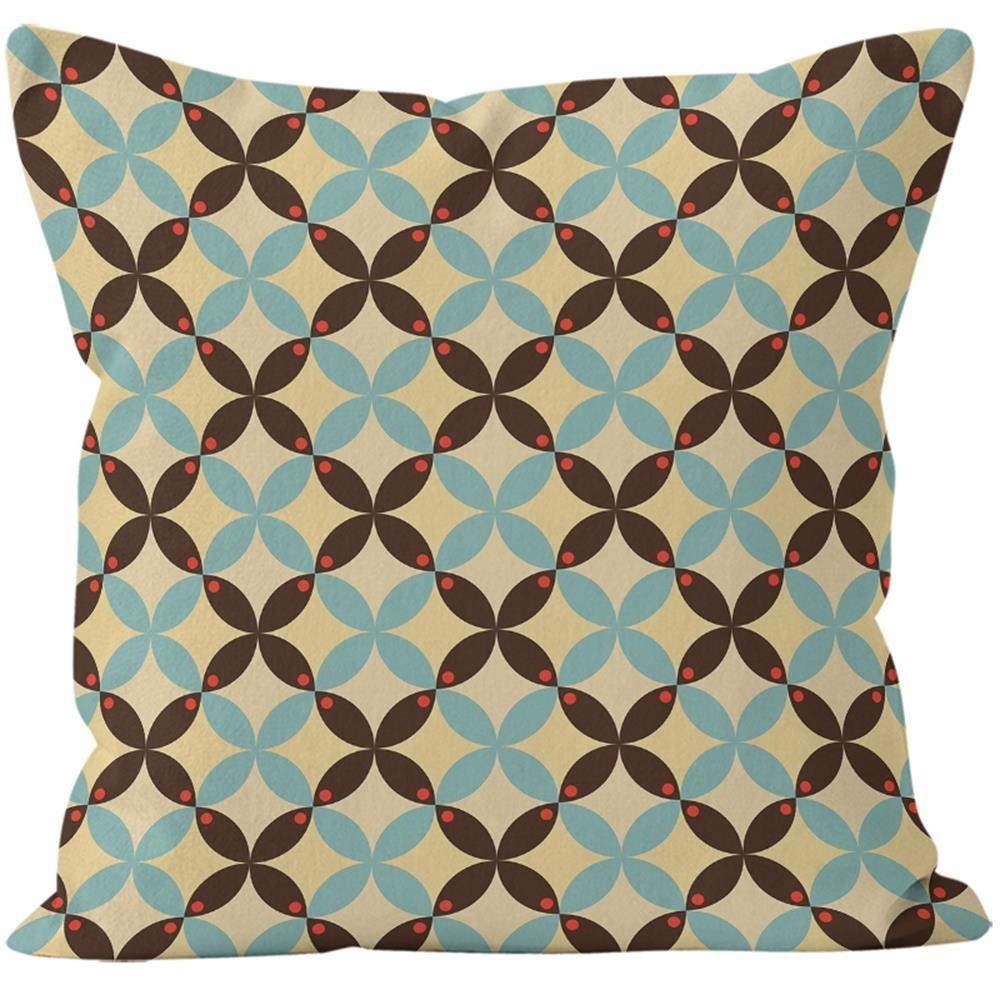Simple Geometric Retro Pillowcase Dormitory Decoration Office Living Room Home Pillowcase