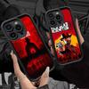 Red Dead Redemption RDR 2 Phone Case For iPhone 17 16 15 13 11 12 14 Pro Max Plus Silicone Cover Shell
