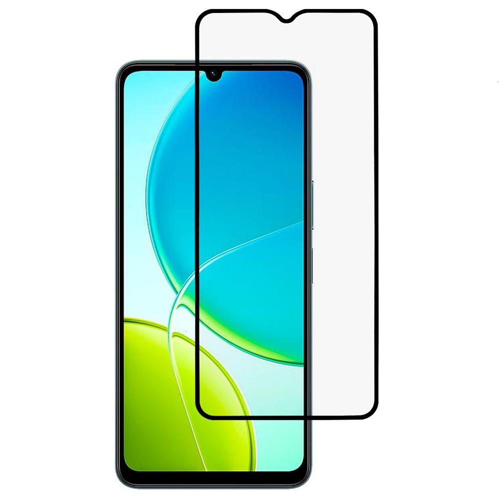 

For vivo Y19 5G Screen Protector Silk Printing Full Glue HD Clear Screen Film As Shown A