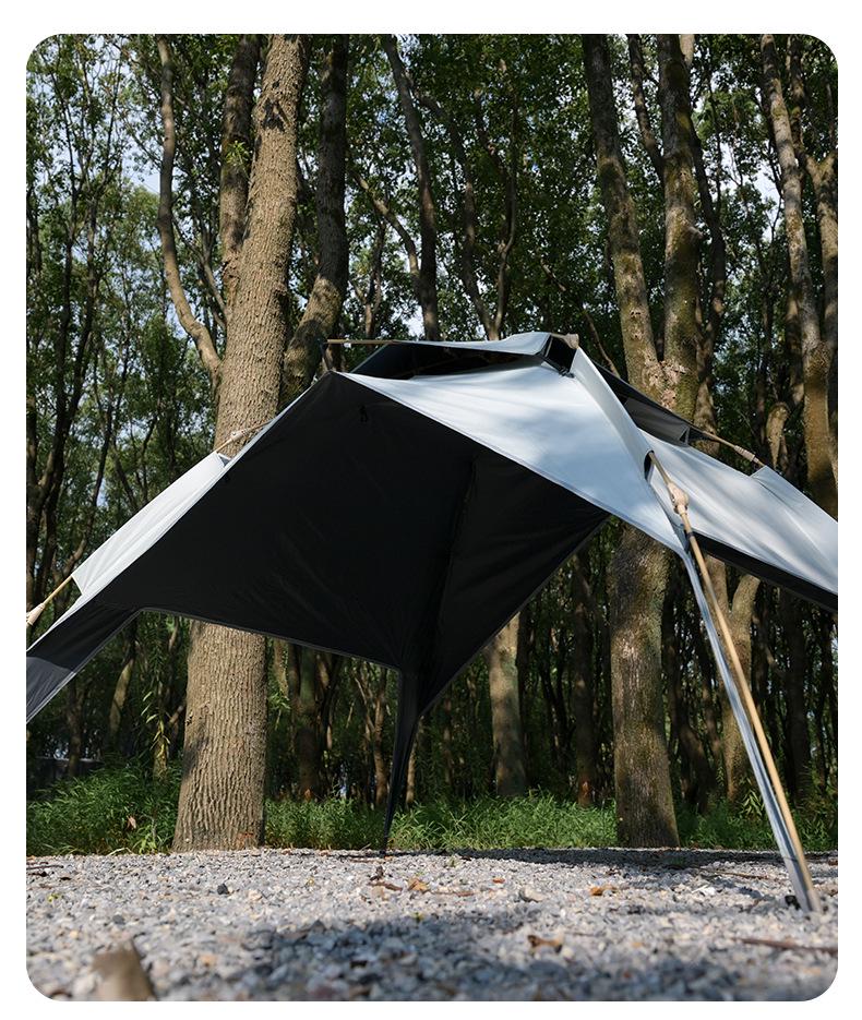 Explorer Sonnenschutz Regendicht Automatisches Faltzelt - Doppellagige Tragbare Campingausrüstung