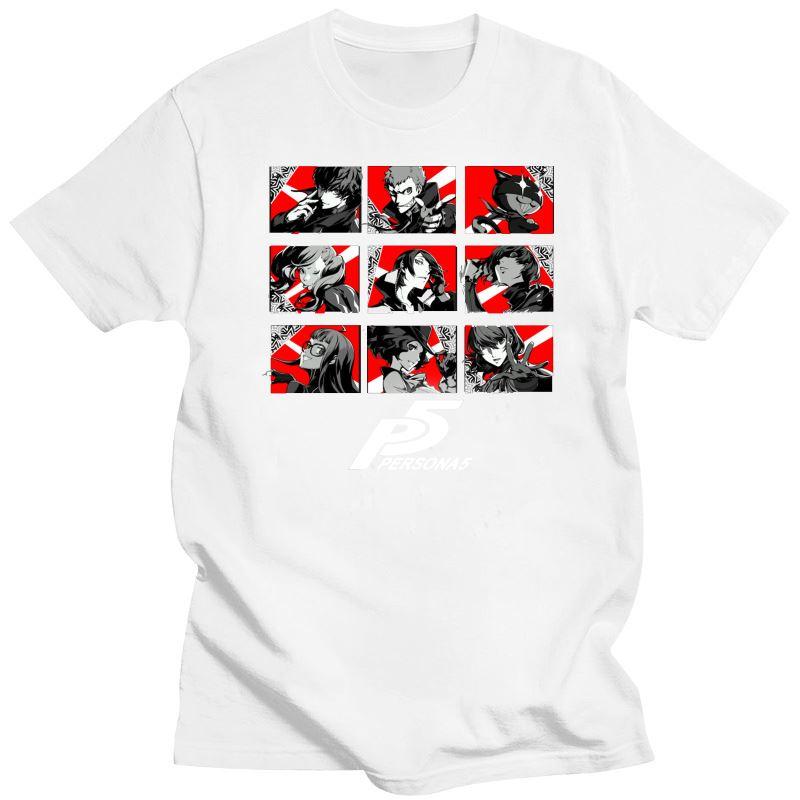 2023 100% Cotton O-Neck Custom Printed Tshirt Unisex T Shirt Persona 5 - Phantom Thieves - Persona 5 Women T-Shirt