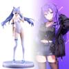 Impact Genshin Keqing Swimwear Figurine Game Cartoon Model Statuary Gift Toy