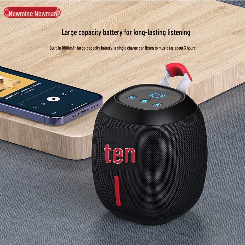Newsmy BT86 Portable Bluetooth Speaker CN Plug (adapter Included)