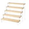 Acrylic Display Rack Wooden Ladder Rack Efficient Organization
