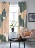 Ginkgo Leaf Pattern Bedroom High Curtains Children Room Home Shading Window Drape Living Curtain Blackout Made Of Polyester Great Treatment