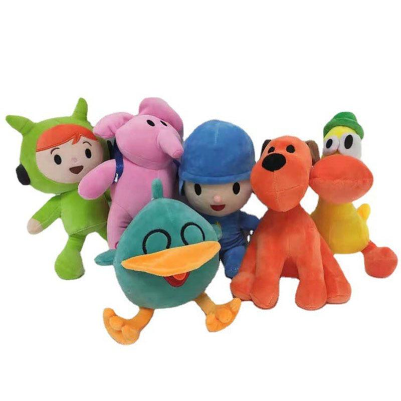 25cm Selling New Pocoyo Plush Toy Kawaii Small P Your Plush Toy Bartow Duck Puppy Lula Aili Elephant Plush Toy Children's Toy.