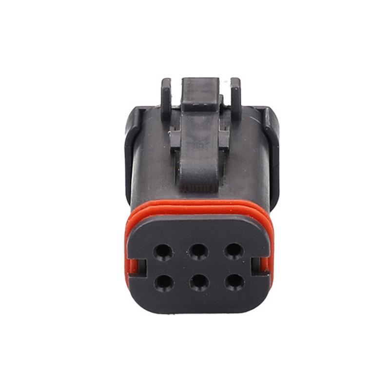 6 Hole Car Waterproof Assembly Wiring Harness Socket With Terminal Dt16-6Sb-Kp01 Automobile Wire Connector