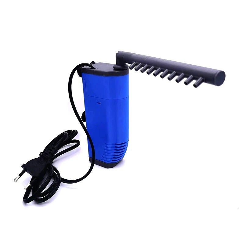 Aquarium Fish Tank Built-in Filter Aeration Water Purifier Internal Submersible Pump Oxygenation Filter Pump For Fish 3W 220V