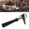 58mm Portafilter Stainless Steel Coffee Tea Portafilter Holder Single Spout Brewing Coffee Filter Wooden Handle Coffee Accessories