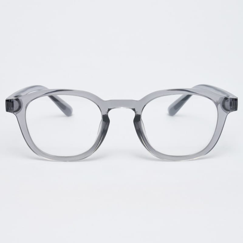 

aloeyewear AL5308 1010 Rilsan Clear Stadium Square Transparent Gray Glasses Frame NONE