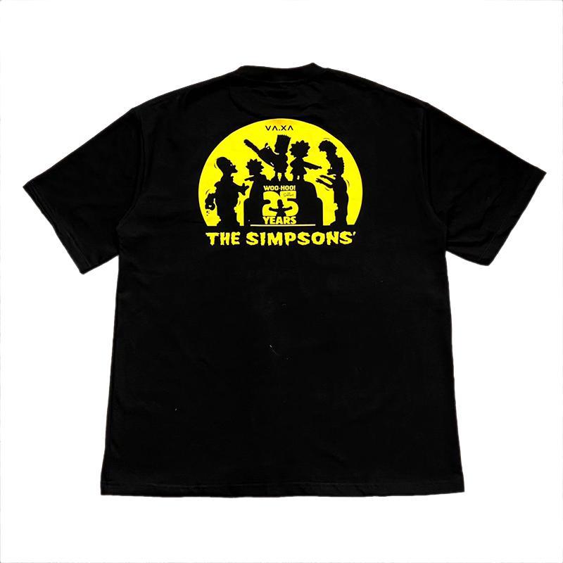 2026 Summer Children's New Simpson Retro Classic Anime Short Sleeve Loose T-shirt