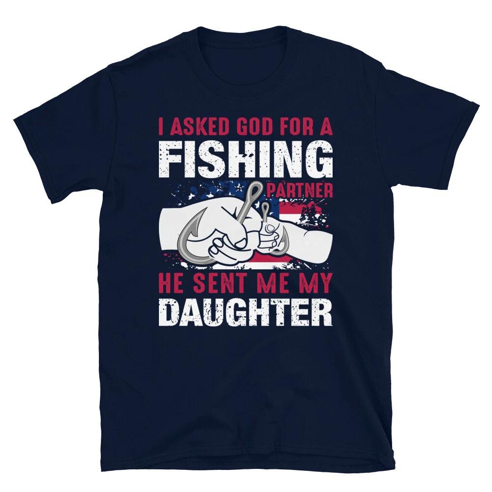 

Daughter Fishing Partner Fishing Fish Nature Outdoors T-Shirt 3XL