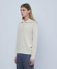 KNITTED Cotton Button Collar Knit Oatmeal