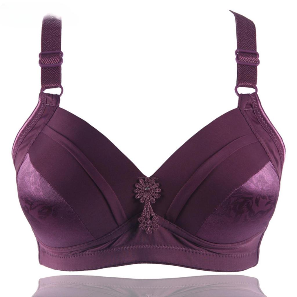 Large Size Thin Section Without Steel Ring Underwear, Comfortable Gathering Breathable Bra