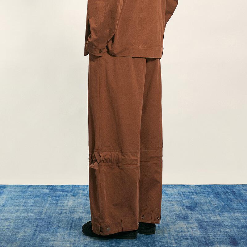 Men's Cotton Wide-Leg Casual Trousers