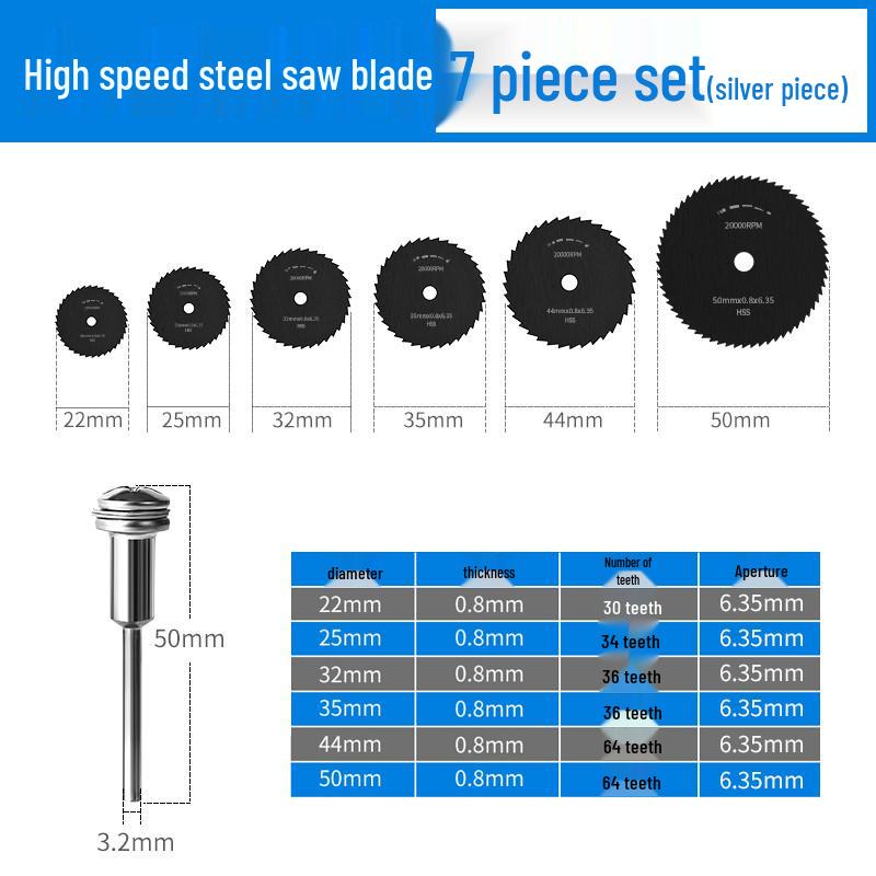 Mini High-Speed Steel Circular Saw Blade for Woodworking & Metal Cutting