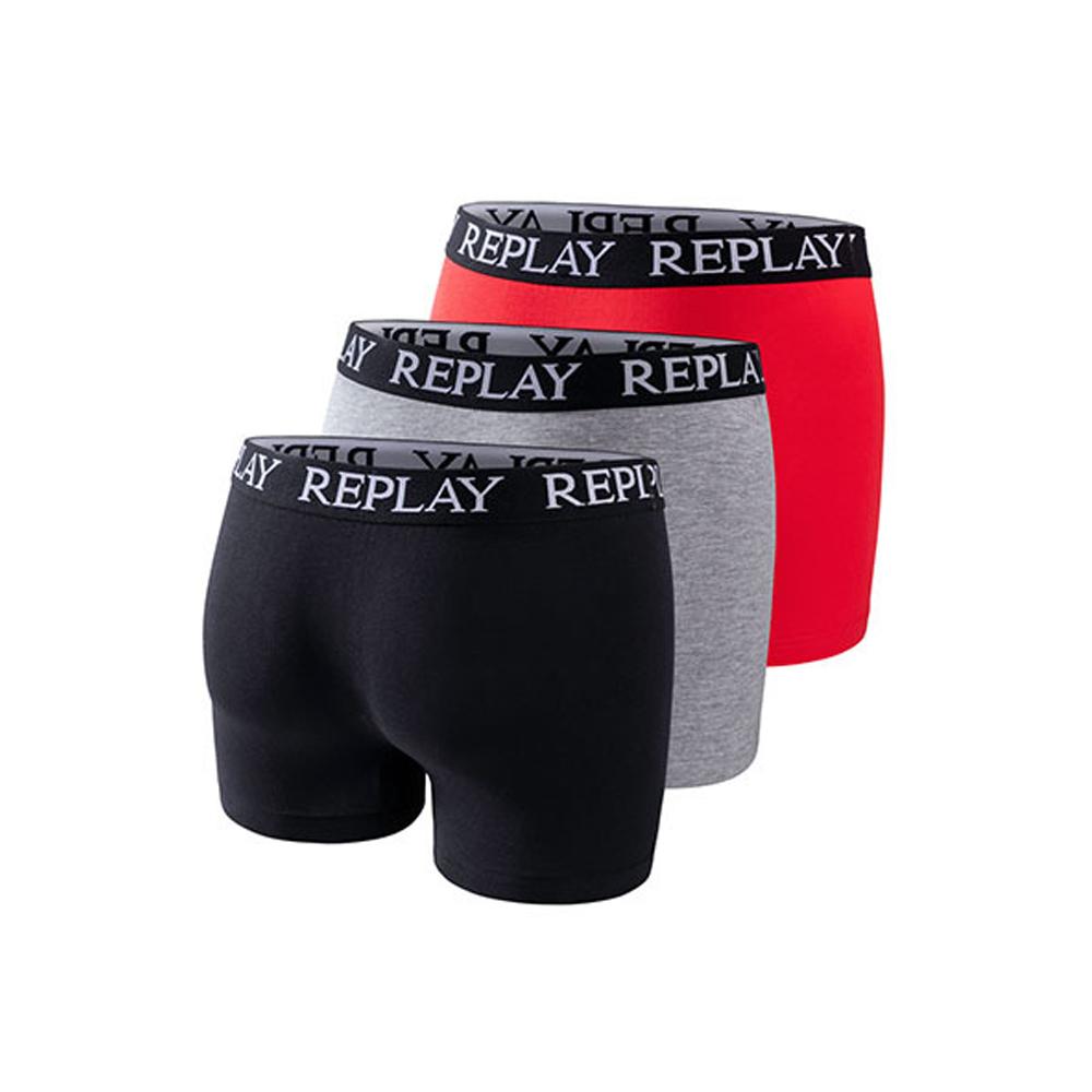 Replay Herren Logo Boxershorts (3er-Pack)
