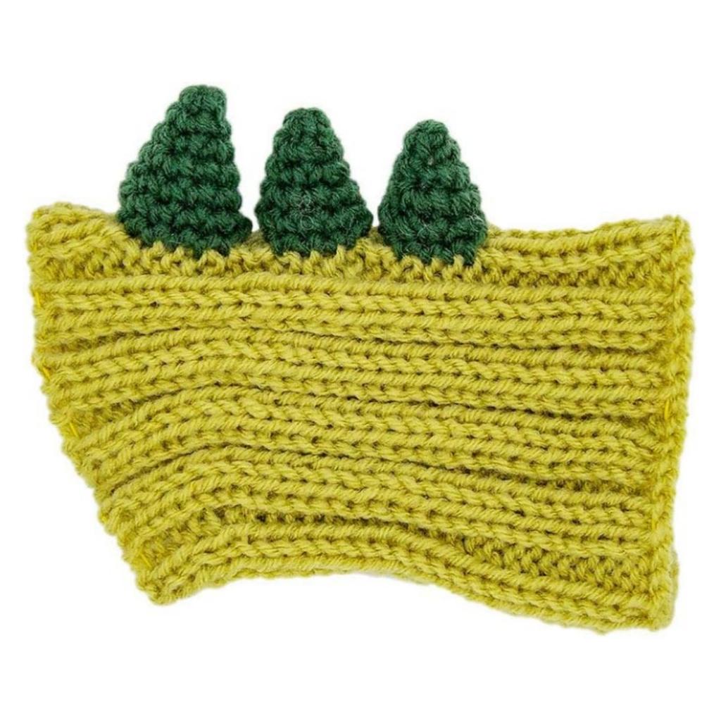 Dog Dinosaur Clothing - Pet Warm Flawless Earmuff style Hood, Godzilla Dog Winter, Halloween, Christmas and New Year Clothing, S