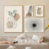 Boho Abstract Line Girl Geometric Color Block Wall Art Canvas Painting Nordic Posters Prints Wall Pictures for Living Room Decor