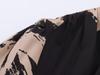2026 Frühling Europäischer & Amerikanischer Stil Schlankmachendes Bedrucktes V-Ausschnitt Taillenbetonendes Kleid