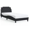 VidaXL Cadre de Lit sans Matelas Zadar, Lit Rembourré, Lit Simple, Lit Adulte de Chambre à Coucher Intérieur, Noir 90x200 cm 3208156