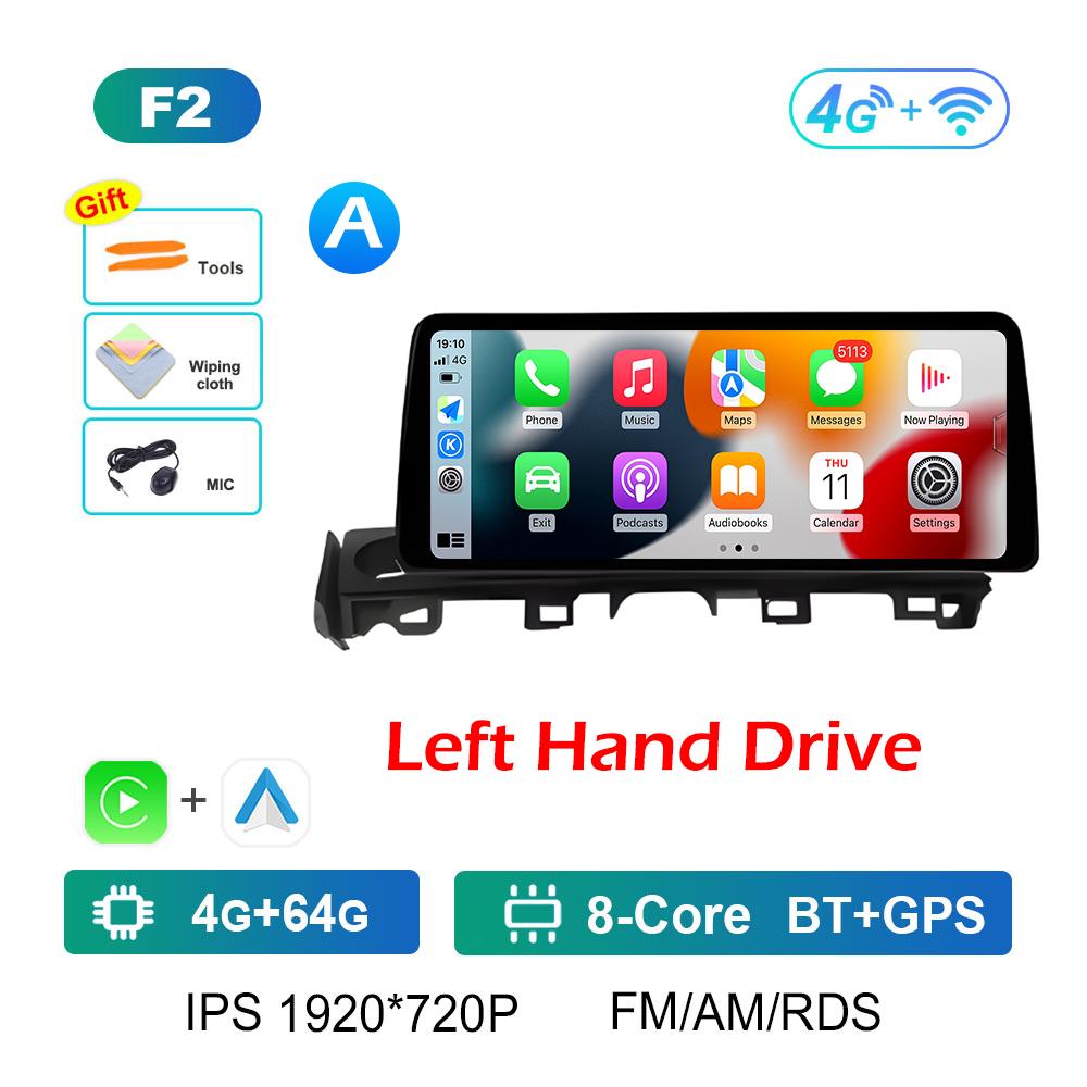 For Mazda ATENZA 2017 2018 - 2019 Wireless Carplay Android Intelligent System Bluetooth 12.3 Inch Touch Screen Accessories WIFI
