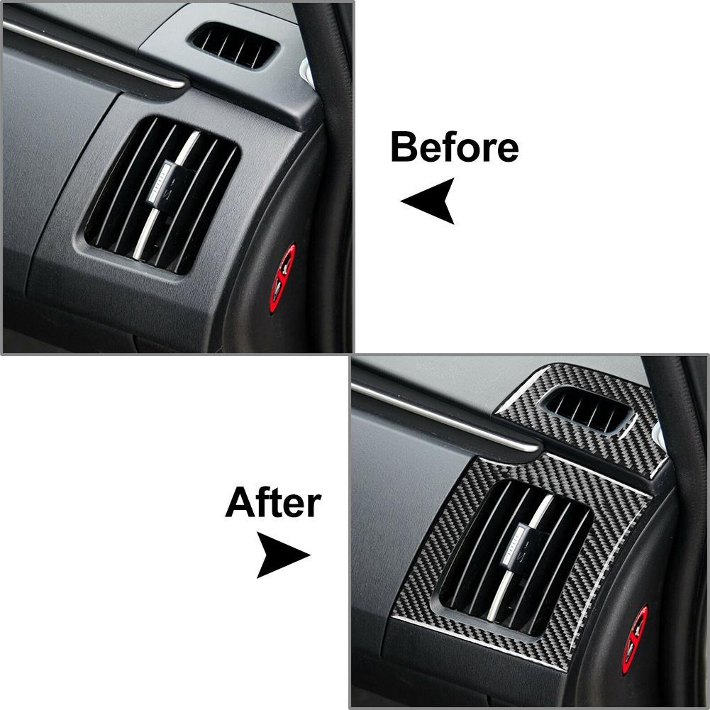 

3 Pcs Car Dashboard Air Outlet Vent Cover Trim Accessories For Toyota Prius 2012-2015 LHD Only