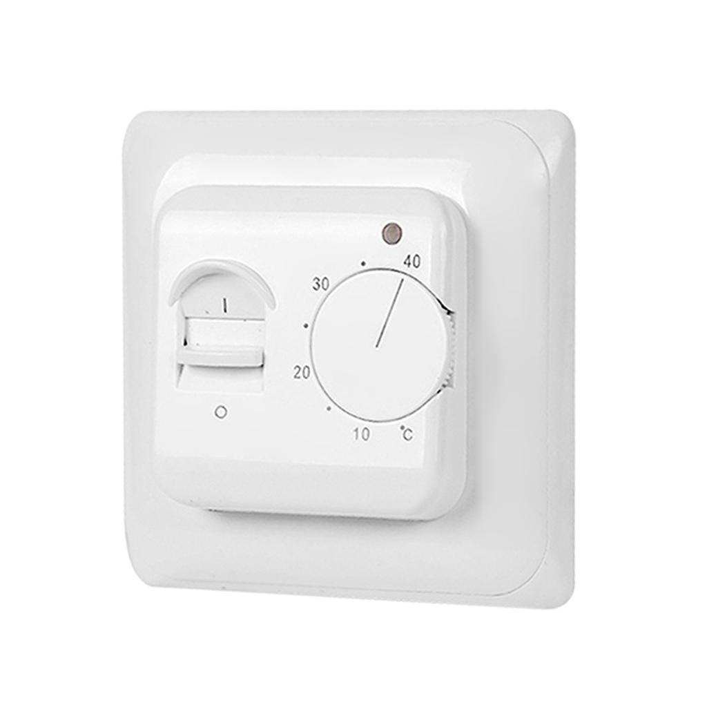 230V Mechanical Thermostat Non Programmable Manual Thermostat Underfloor Heating Controller with External Sensor