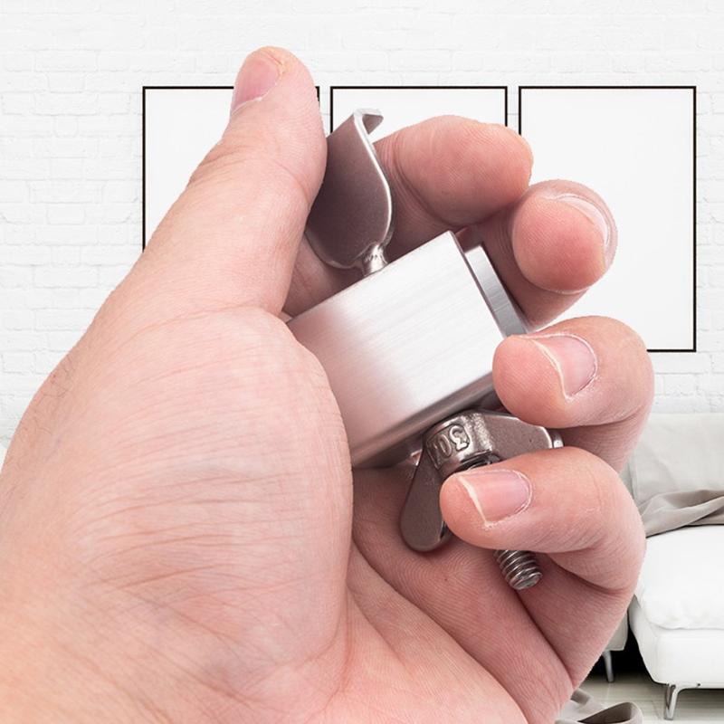 1 Pc Door Lock Self-Defense Antitheft Door Stopper Portable Door Lock Portable Door Stopper Safety Home Latch Aluminium Alloy