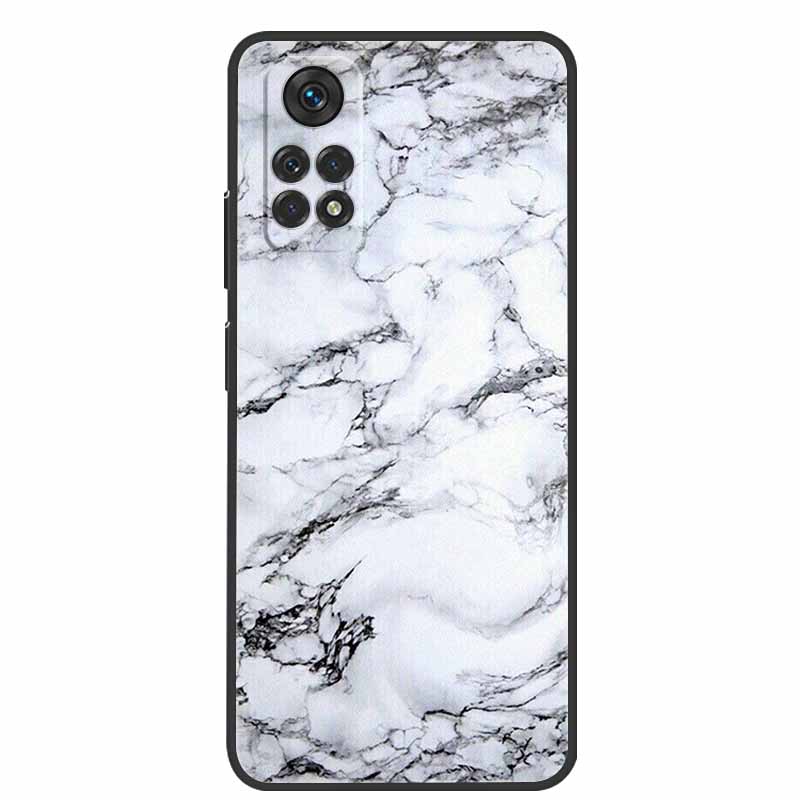 Pro pouzdro Xiaomi Redmi Note 11 Mramorové Silikonové TPU Měkké Zadní Kryt Pouzdro na Telefon pro Redmi Note 11S 11 S Funda Roztomilé Nárazuvzdorné Coque