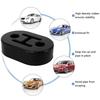 4Pcs Exhaust Pipe Hanger Rubber Exhaust Mount Bracket Shock Absorbent Heavy Duty Exhaust Insulator Universal Car Vehicle Exhaust