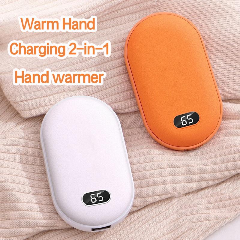 Wiederaufladbarer USB-Handwärmer Tragbare Winterwärmeversorgung Mini Elektrischer Taschenwärmer Langlebiger Elektrischer Taschenwärmer