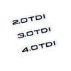 Adesivo per Bagagliaio Auto 3D ABS Nero Lucido 2.0 2.5 3.0 4.0 5.0TDI 30 35 40 45 50 55 TDI Per Audi A1 A3 A4 A5 A6 A7 A8 Q2 Q3 Q5 Q7 TT