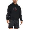 Under Armour X Bruce Lee Printed Hoodie Men Black 1383109-001